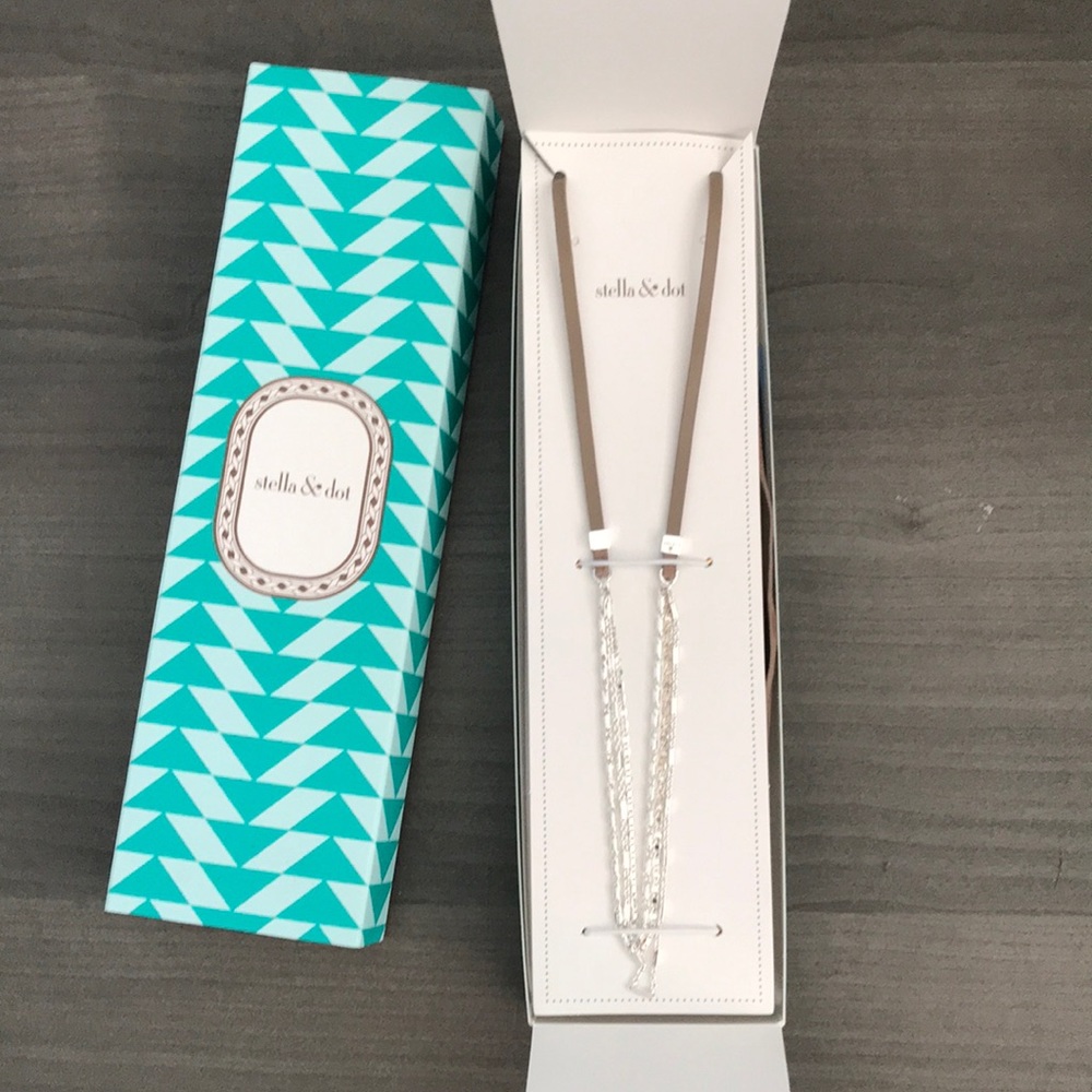 Stella & Dot Mina Draped Collar Necklace